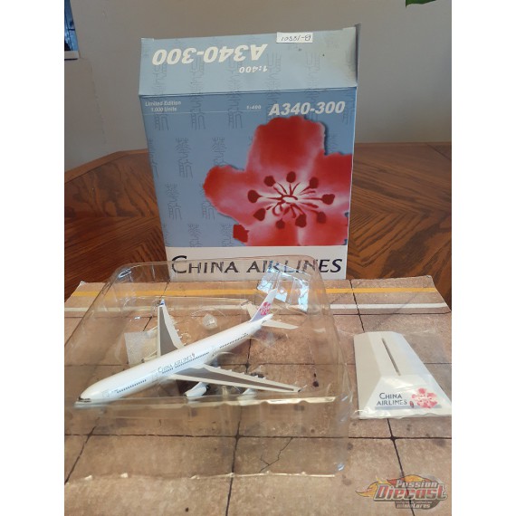 Dragon Wings 1/400 Airbus A340-300 China Airlines / B-18801 - Passion Diecast