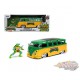 Ninja Turtle -  1962 Volkswagen Bus avec figurine Leonardo -  Jada 1-24 - 31786  - Passion Diecast 