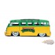 Ninja Turtle -  1962 Volkswagen Bus avec figurine Leonardo -  Jada 1-24 - 31786  - Passion Diecast 