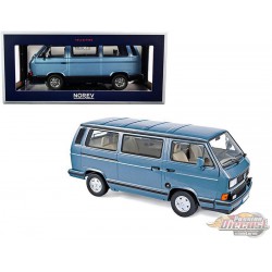 1990 Volkswagen Multivan Bus Bleu clair - 1/18  Norev 188544 - Passion Diecast 