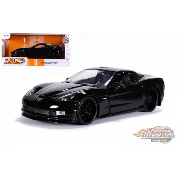 2006 Chevrolet Corvette Z06 Black -  JADA 1/24 -  31862  - Passion Diecast