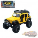 2015 Jeep Wrangler Unlimited Yellow - Maisto Off Road Kings 1/24 - 32523 YL