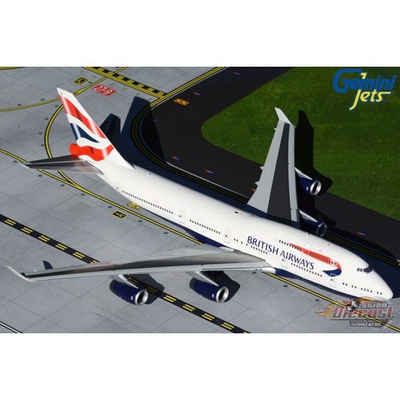 BRITISH AIRWAYS 747-400 UNION Diecast Gemini 200 Model 1:200 G2BAW906 BA G-CIVN 