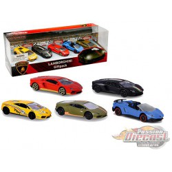 Lamborghini Giftpack Assortiment de 5 voitures  -  Majorette 1:64 - 212053162  - Passion Diecast 