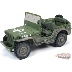 1941 Willys MB Jeep US Army Version sale  -Autoworld -1-18 -  AWML005 B - Passion Diecast