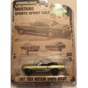 1967 Ford Mustang Convertible Sports Sprint - Lime Gold - GREENMACHINE 1/64  Hobby Exclusive - 30215GR