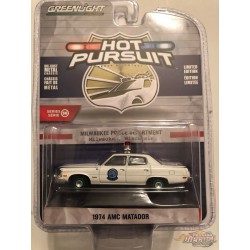 1974 AMC Matador -  Milwaukee  Wisconsin Police Department - Hot Pursuit 36 - 1-64 GREENMACHINE 42930 AGR