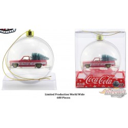 1973 Chevrolet Fleetline with tree - Coca-Cola Ornament- Candy Red/White - M2 Machines 1:64 MiJo CHASE CAR - 53500-MJS01GR