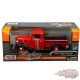 1937 Ford Pickup Red Motormax 1-24 - 73233 RD - Passion Diecast