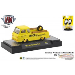 1964 Ford Econoline Truck Mooneyes Edition (Jaune) - Auto-Thentics  M2 Machines 1:64 CHASE CAR - 31500-HS14GR