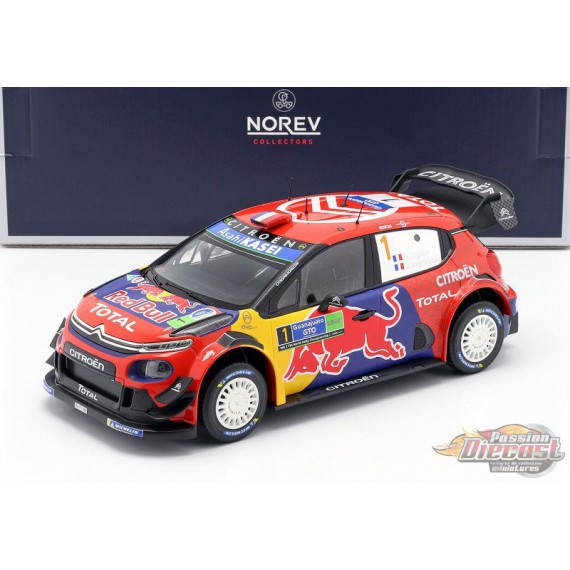 Citroen C3 WRC 1 Winner Rallye of Mexico 2019 Ogier - Norev 1-18