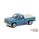 1981 Chevrolet Custom Deluxe 20 with Bed Cover in Light Blue Poly - Blue Collar Collection 8 - Greenlight 1/64 -  35180 D