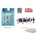 (Web Only) Hazmat Crew  figurines  Ensemble 6 pièces en métal - American Diorama 1-64 - 76466 MJ