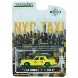 1984 Dodge Diplomat - NYC Taxi  -  (Hobby Exclusive) 1/64 GREENMACHINE - 30199GR Passion Diecast