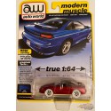 1991 Dodge Stealth R/T Twin Turbo - Bleu  - CHASE CAR ULTRA RED Auto World 1/64 - AWSP056 BGR