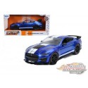 2020 Ford Shelby  GT500  Bleu avec bande Blanche -  Jada 1/24 - 32409