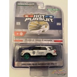 2016 Ford Interceptor Utility - Bayamon City Police Department, Puerto Rico - GREENMACHINE 1/64  Hobby Exclusive - 30210GR Passi