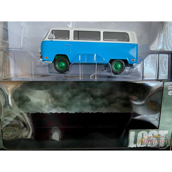 1971 Volkswagen Type 2 (T2B) Dharma Van Lost TV Series - GREENMACHINE  1/24 - 84033GR Passion Diecast