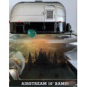 Roulotte Airstream 16  Bambi Sport - Silver et noir GREENMACHINE 1/24 18226GR