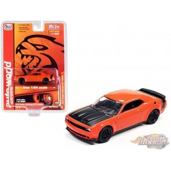 2019 Dodge Challenger SRT Hellcat Redeye - Orange  Mijo Exclusive - Auto World 1/64 - CP7721 -  Passion Diecast 