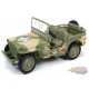 1941 Willys MB Jeep US Army Medic Camo -  Autoworld -1-18 -  AWML005 A - Passion Diecast