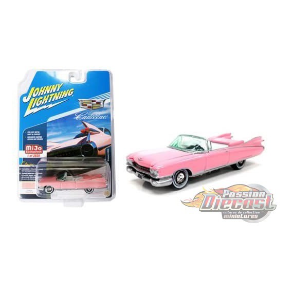1959 Cadillac Eldorado Convertible, Pink   JOHNNY L IGHTNING 1:64  JLCP7045 Passion Diecast 