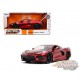 2020 Chevy Corvette C8 Stingray Rouge  -  Jada 1/24 - Big Time muscle - 32538 RD - Passion Diecast 