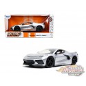 2020 Chevy Corvette C8 Stingray Silver  -  Jada 1/24 - Big Time muscle - 32539 SIL