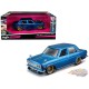 1971 Datsun 510 Matt Candy Blue with Gold Wheels - Maisto Tokyo Mod 1/24 - 32527 BL - Passion Diecast 