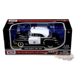 En ligne seulement 1950 Chevrolet Bel Air  Police - Motormax 1-24 - 76931