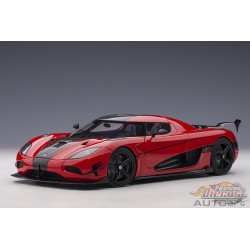 Koenigsegg Agera RS - Chilli Red / Carbon with Black Accents - Autoart 1/18 - 79022 - Passion Diecast