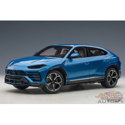 Lamborghini Urus - Blu Eleos - Autoart 1/18 -  79162 - Passion Diecast 