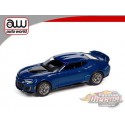 2018 Chevrolet Camaro ZL1 Blue  - Auto World 1:64  - AWSP059 A