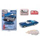 1975 Cadillac Eldorado Blue - Lowriders - Auto World 1/64 MiJo Exclusives - CP7720 - Passion Diecast 