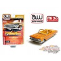(Web Only) 1962 Chevy Impala SS Convertible Metallic Yellow - Lowriders - Auto World 1/64 MiJo Exclusives - CP7739