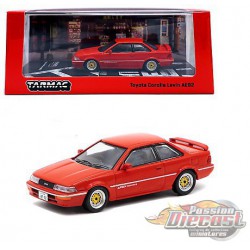 Toyota Corolla Levin (AE92) - Red - Tarmac Works  1/64 - T64R-036 RD - Passion Diecast 