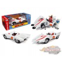 Speed Racer Mach 5 with Speed and Chim Chim figures  - 1/18 Auto World  AWSS124