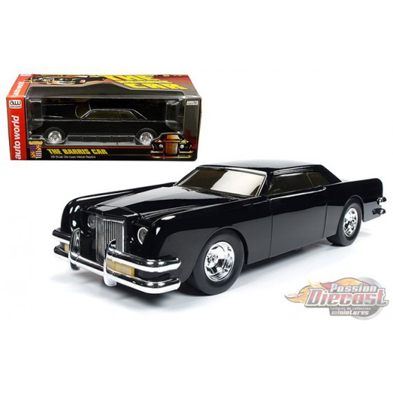 George Baris The Car - 1969 Lincoln Black - Auto World 1/18 AWSS120 -  Passion Diecast