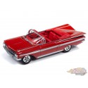 American Snapshots - Diorama 1959 Chevrolet Impala Convertible Red - Johnny Lightning -  1:64 - JLDR005 B