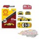 2017 Ford Mustang Shell Racing  Jaune   - Autoworld - MiJo Exclusive  1:64 - CP7439 - Passion Diecast 