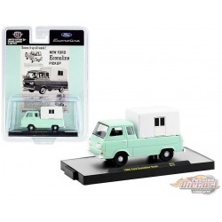 1965 Ford Econoline With Camper Shell  -   M2 Machines 1:64 Hobby Exclusive - 31500 HS16 - Passion Diecast 