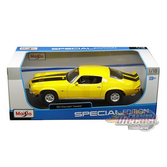 1971 Chevrolet Camaro Z28  Jaune  - Maisto 1-18 - 31131 YL 