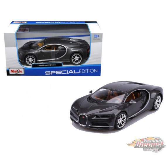 Bugatti Chiron Grey  - Maisto 1/24 - 31514 GRY -  Passion Diecast