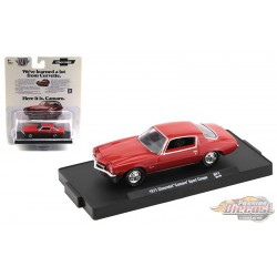 1971 Chevrolet Camaro Sport Coupe Cranberry Red - Auto-Drivers Release 71 - M2 Machines 1:64 - 11228-71 B -  Passion Diecast 