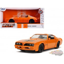 1977 Pontiac Firebird Orange avec roues noires - Bigtime Muscle - Jada 1/24 - 31600  - Passion Diecast