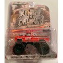CRIMSON GIANT - 1987 CHEVY SILVERADO Monster Truck - Kings of Crunch Series 8 - 1-64 GREENMACHINE 49080 FGR