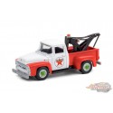 1956 Ford F-100 Tow Truck - Texaco Filling Station  -  Running on Empty 12 - 1-64 greenlight - 41120 B