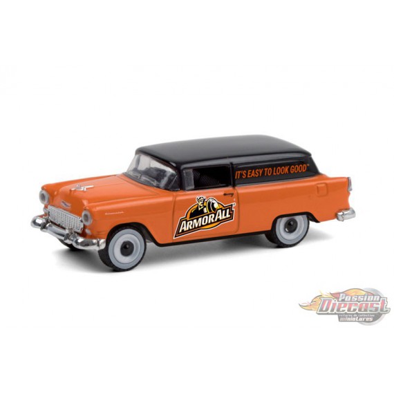 1955 Chevrolet Sedan Delivery - Armor All -  Running on Empty 12 - 1-64 greenlight - 41120 A  Passion Diecast