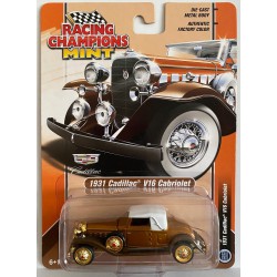 1931 Cadillac V16 Cabriolet- GOLDEN CHASE CAR Racing Champions Mint.  1:64 - RCSP015GR
