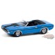1970 Dodge Challenger Convertible in B5 Blue with Black GL Muscle  24 Greenlight 1/64  13290 B -  Passion Diecast 